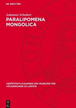 Paralipomena Mongolica