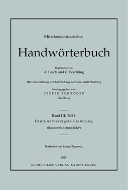 Mittelniederdeutsches Handwörterbuch