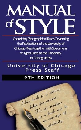 CHICAGO MANUAL OF STYLE BY UNI