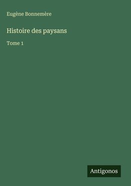 Histoire des paysans
