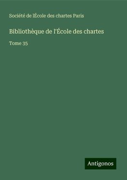 Bibliothèque de l'École des chartes