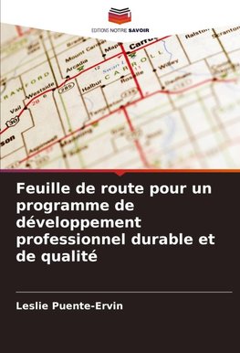 Feuille de route pour un programme de développement professionnel durable et de qualité