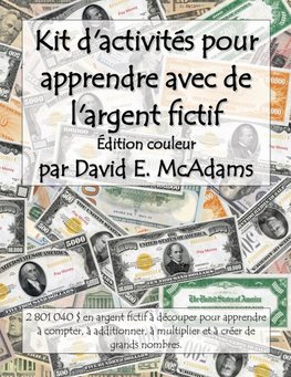 Kit d'activités pour apprendre avec de l'argent fictif