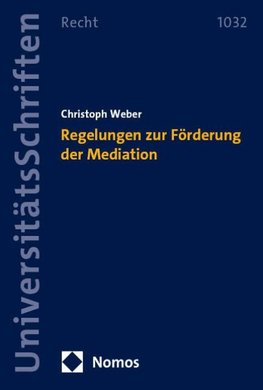 Regelungen zur Förderung der Mediation