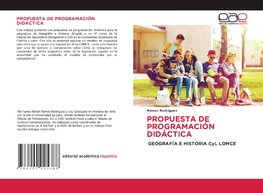 PROPUESTA DE PROGRAMACIÓN DIDÁCTICA