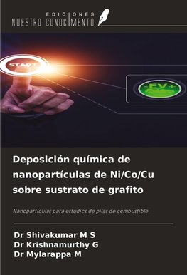 Deposición química de nanopartículas de Ni/Co/Cu sobre sustrato de grafito