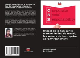 Impact de la RSE sur le marché, le lieu de travail, les valeurs de l'entreprise et l'environnement