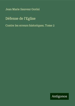 Défense de l'Eglise