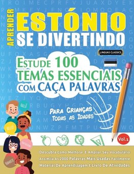 APRENDER ESTÓNIO SE DIVERTINDO! - PARA CRIANÇAS