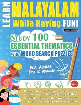 LEARN MALAYALAM WHILE HAVING FUN! - FOR ADULTS
