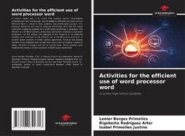Activities for the efficient use of word processor word