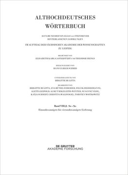 Band VIII,2: So - Sz- 21.-24. Lieferung