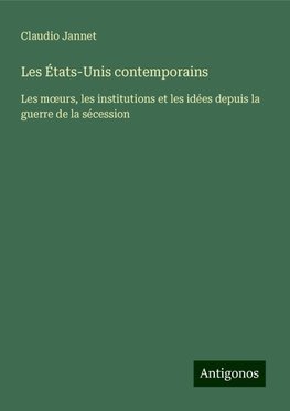 Les États-Unis contemporains