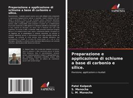 Preparazione e applicazione di schiume a base di carbonio e silice.