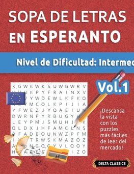 SOPA DE LETRAS EN ESPERANTO - NIVEL DE DIFICULTAD
