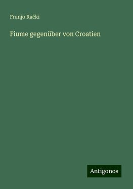 Fiume gegenüber von Croatien