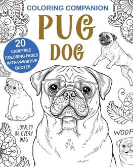 Coloring Companion Pug Dog