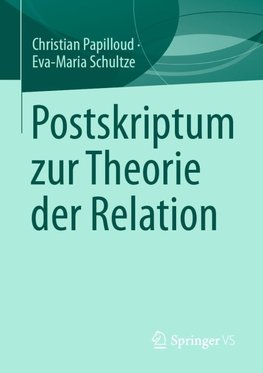 Postskriptum zur Theorie der Relation
