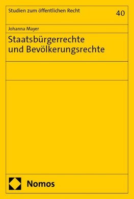 Staatsbürgerrechte und Bevölkerungsrechte