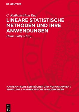 Lineare Statistische Methoden und ihre Anwendungen