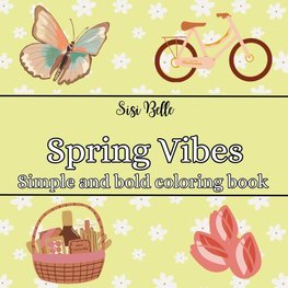 Spring Vibes coloring book