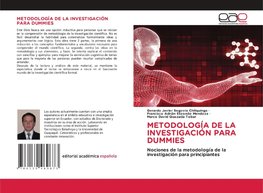 METODOLOGÍA DE LA INVESTIGACIÓN PARA DUMMIES