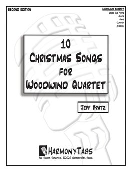 10 Christmas Songs for Woodwind Quartet