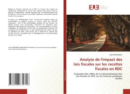 Analyse de l'impact des lois fiscales sur les recettes fiscales en RDC