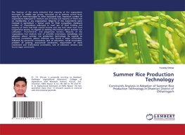 Summer Rice Production Technology