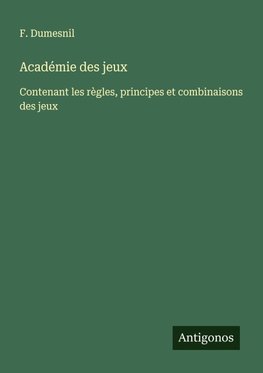 Académie des jeux
