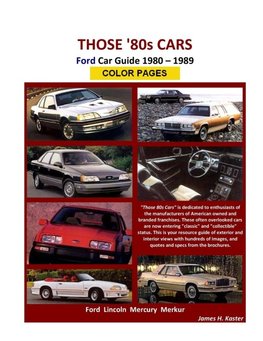 Those 80s Cars - Ford (Color Pages)