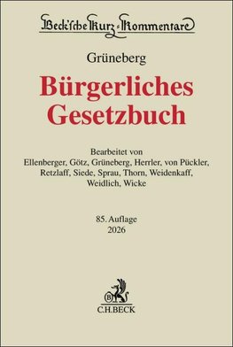 Bürgerliches Gesetzbuch. BGB