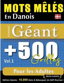 MOTS MÊLÉS EN DANOIS FORMAT GÉANT