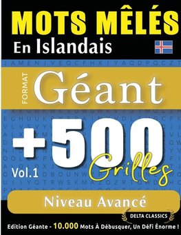MOTS MÊLÉS EN ISLANDAIS FORMAT GÉANT