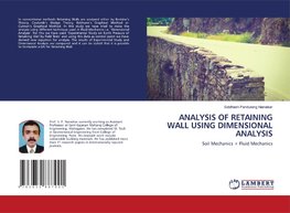 ANALYSIS OF RETAINING WALL USING DIMENSIONAL ANALYSIS