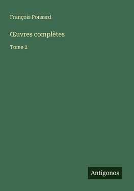 ¿uvres complètes