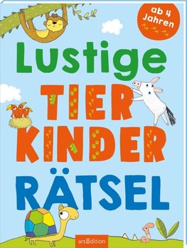 Lustige Tierkinder-Rätsel