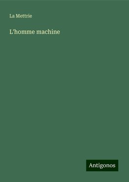 L'homme machine