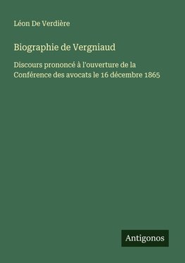 Biographie de Vergniaud