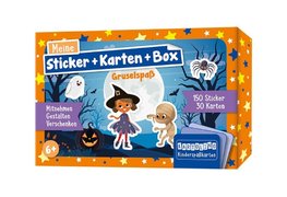 Meine Sticker + Karten + Box - Gruselspaß