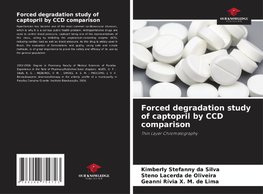 Forced degradation study of captopril by CCD comparison
