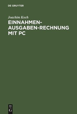 Einnahmen-Ausgaben-Rechnung mit PC