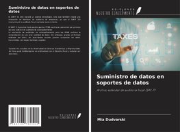 Suministro de datos en soportes de datos