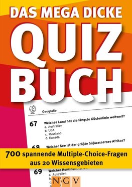 Das mega dicke Quizbuch (rot)