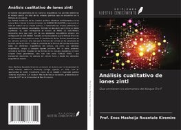 Análisis cualitativo de iones zintl