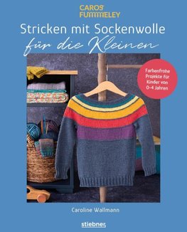 Stricken mit Sockenwolle für die Kleinen
