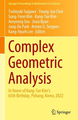 Complex Geometric Analysis