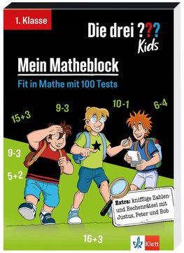 Die drei ??? Kids: Mein Matheblock 1. Klasse