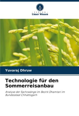 Technologie für den Sommerreisanbau