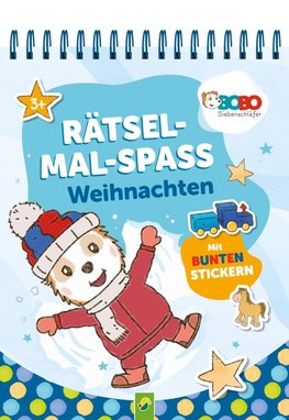 Bobo Siebenschläfer Rätsel-Mal-Spaß Weihnachten. Für Kinder ab 3 Jahren